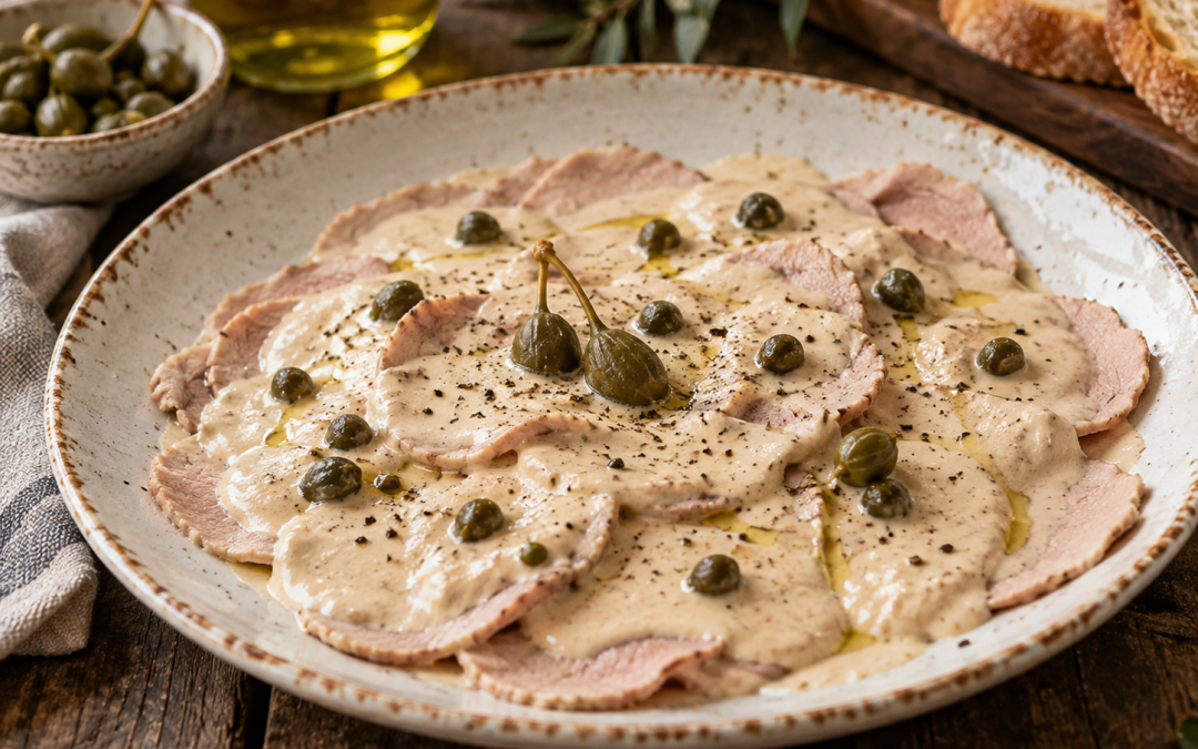 Vitello tonnato nach piemontesischer Art
