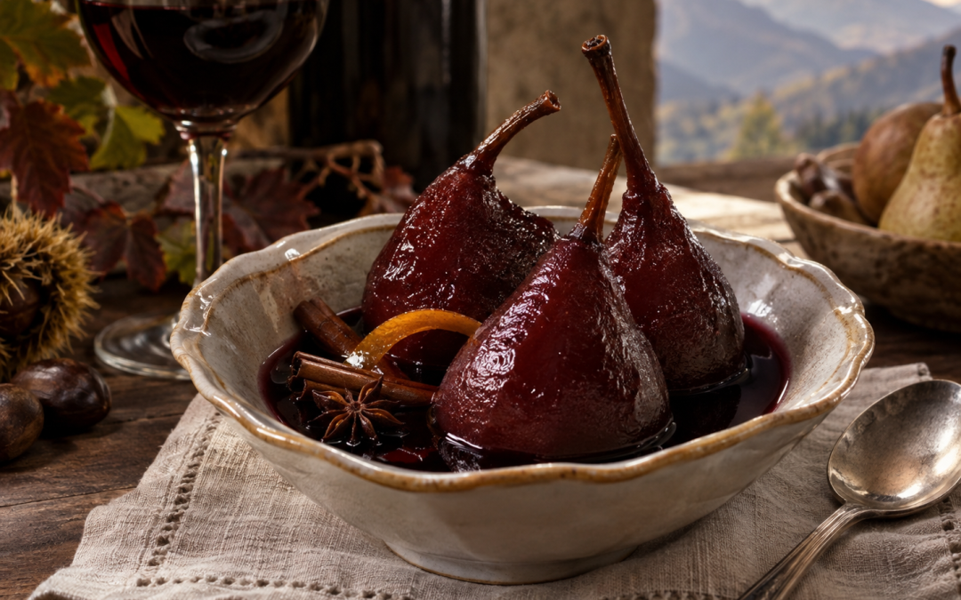 Martin Sec Pears in Prünent Wine