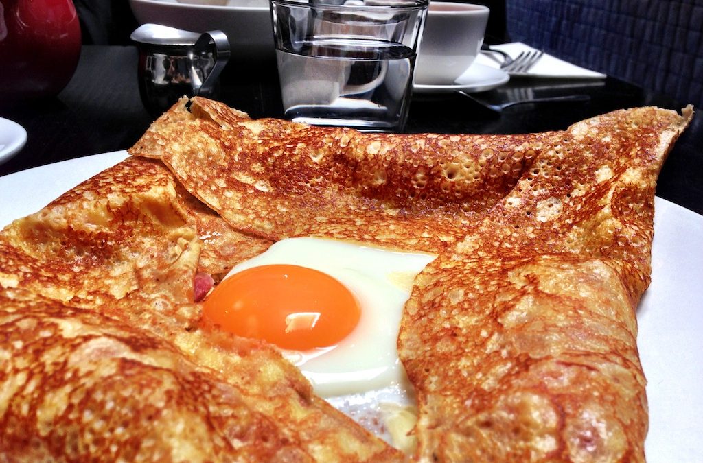 Crêpes au Grasso d&rsquo;Alpe et jambon cuit