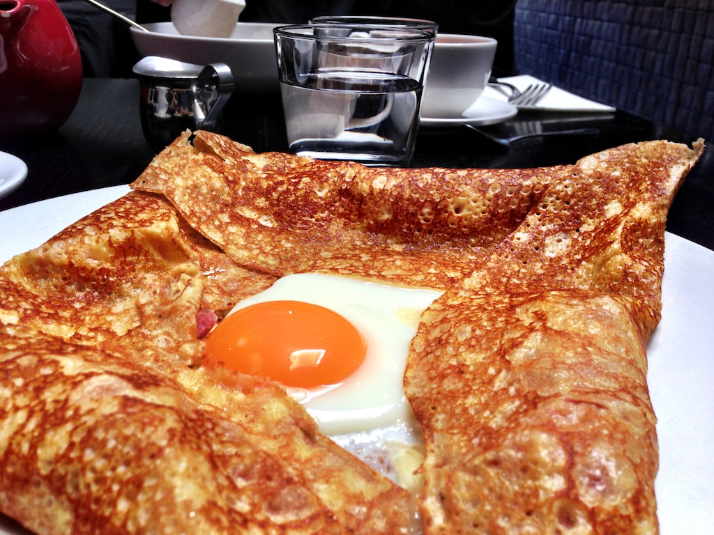 Crespelle al Grasso d'Alpe e prosciutto cotto