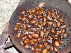 Castagne cotte e pelate