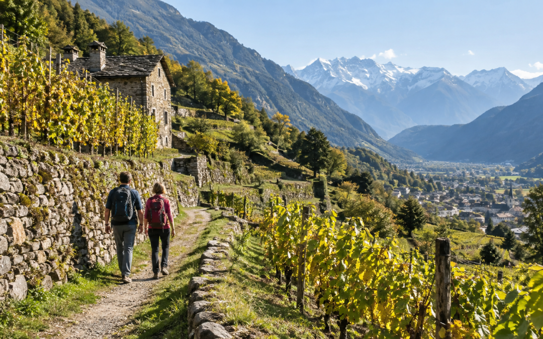 Sentieri e passeggiate tra i vigneti dell’Ossola